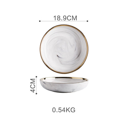 Marble Dinnerware Set The Unalia Brand