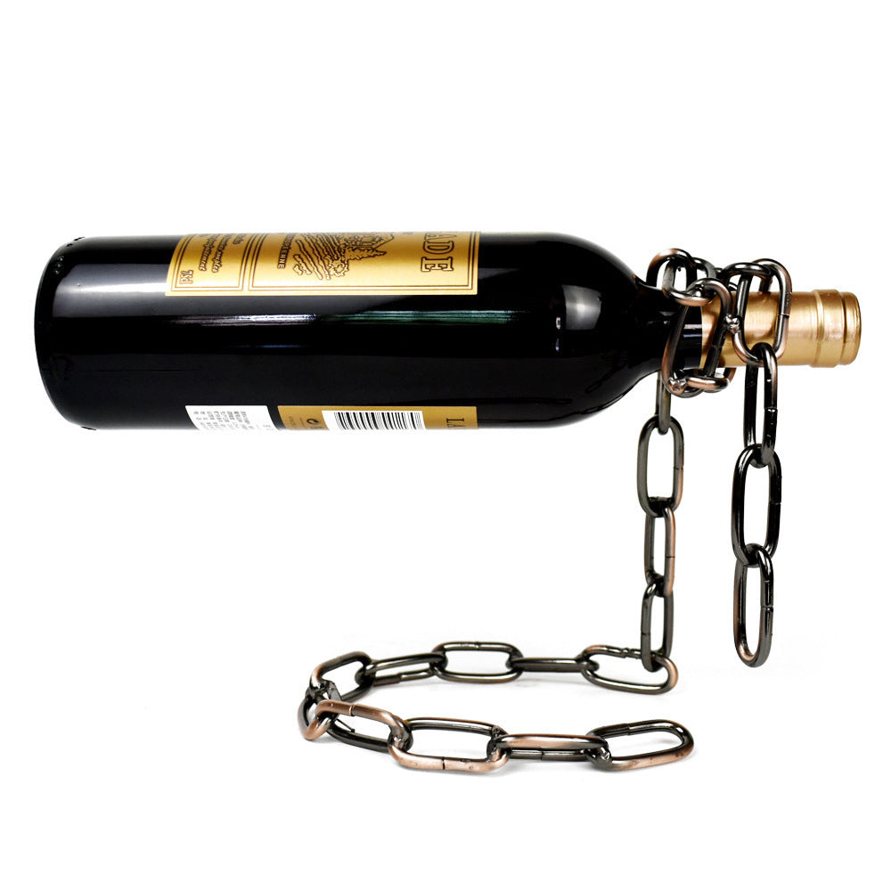 Iron Chain Wine Holder The Unalia Brand