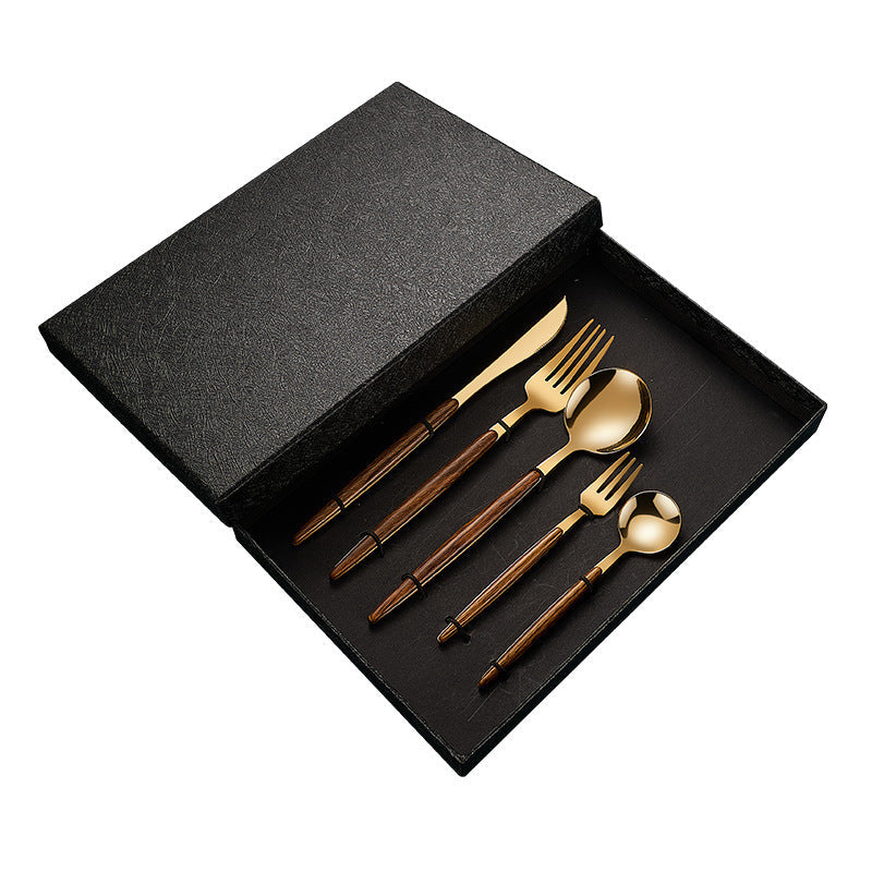 Assorted Wooden Cutlery Set The Unalia Brand