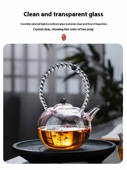 High Temperature Glass Tea Pot The Unalia Brand