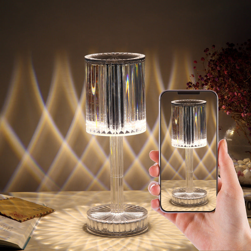 New Crystal Table Lamp Hotel Decoration Diamond Romantic Warm Led For Home Decor Romantic Gift Night Light The Unalia Brand