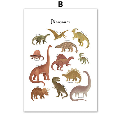 Jurassic Wall Canvas Print