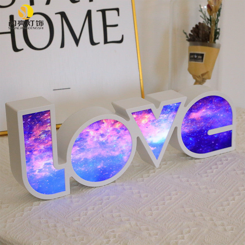 Rainbow LED LOVE Light The Unalia Brand