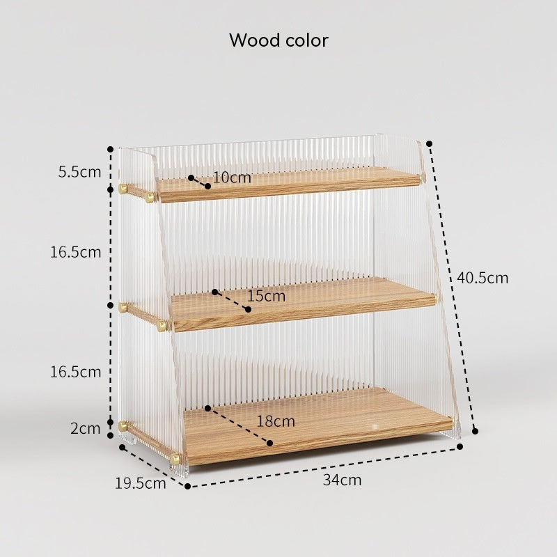 Acrylic Desk Storage Cabinet