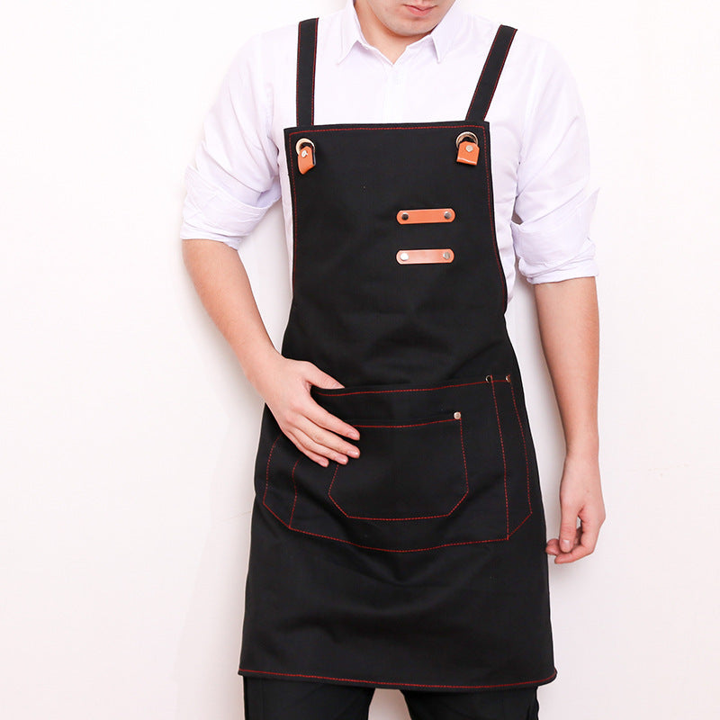 Minimalist Denim Apron The Unalia Brand