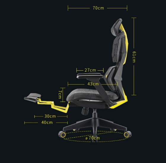 Ergonomic Esports Chair Home Computer Chair With Pedal The Unalia Brand