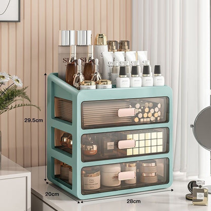 Desktop Transparent Drawer Cosmetic Storage Box The Unalia Brand