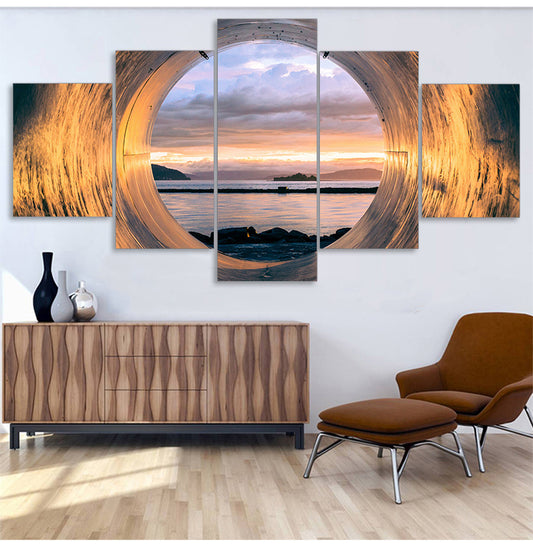 Sunset Seascape Canvas