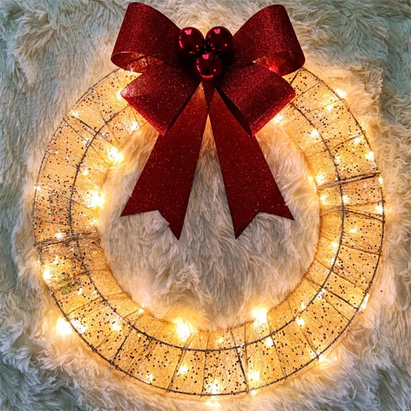 Christmas Wreath Garland Light The Unalia Brand