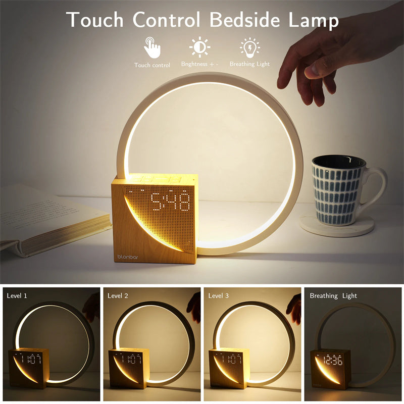 Round Touch Bedside Lamp The Unalia Brand