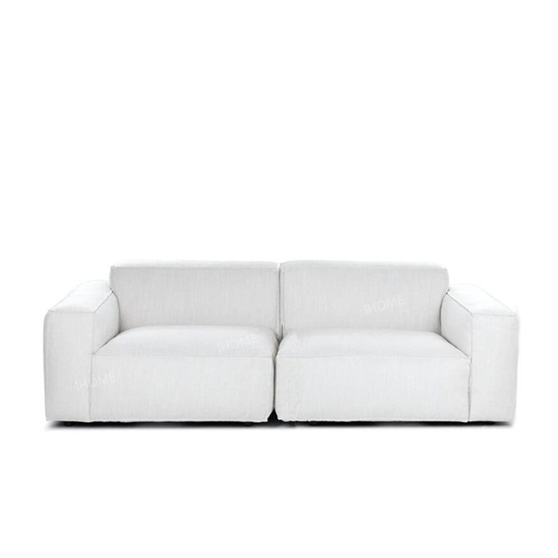 Tofu Piece Fabric Sofa Combination Modern The Unalia Brand