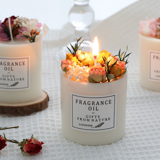 Dried Flowers Aroma Candles The Unalia Brand