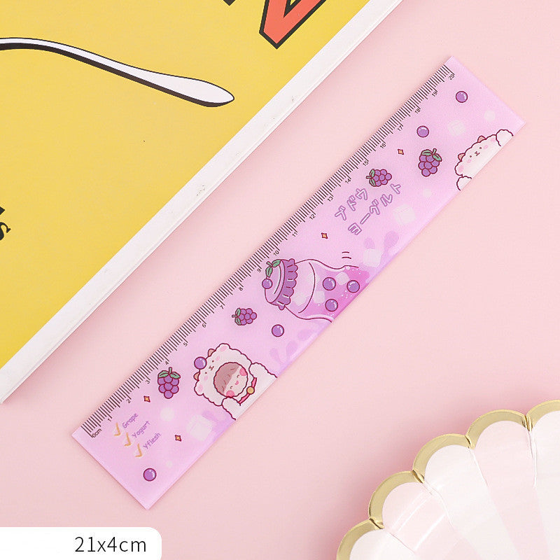 Assorted Cartoon Acrylic Ruler The Unalia Brand