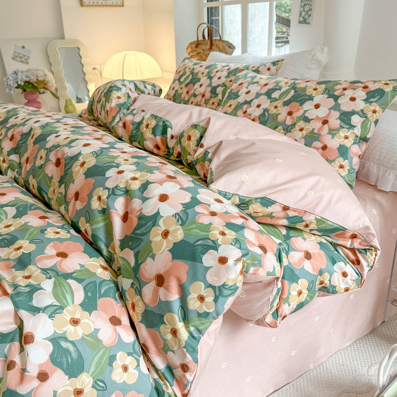 Vintage Cotton Floral Bedding Set The Unalia Brand