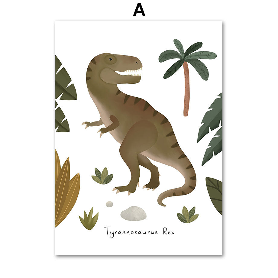 Jurassic Wall Canvas Print