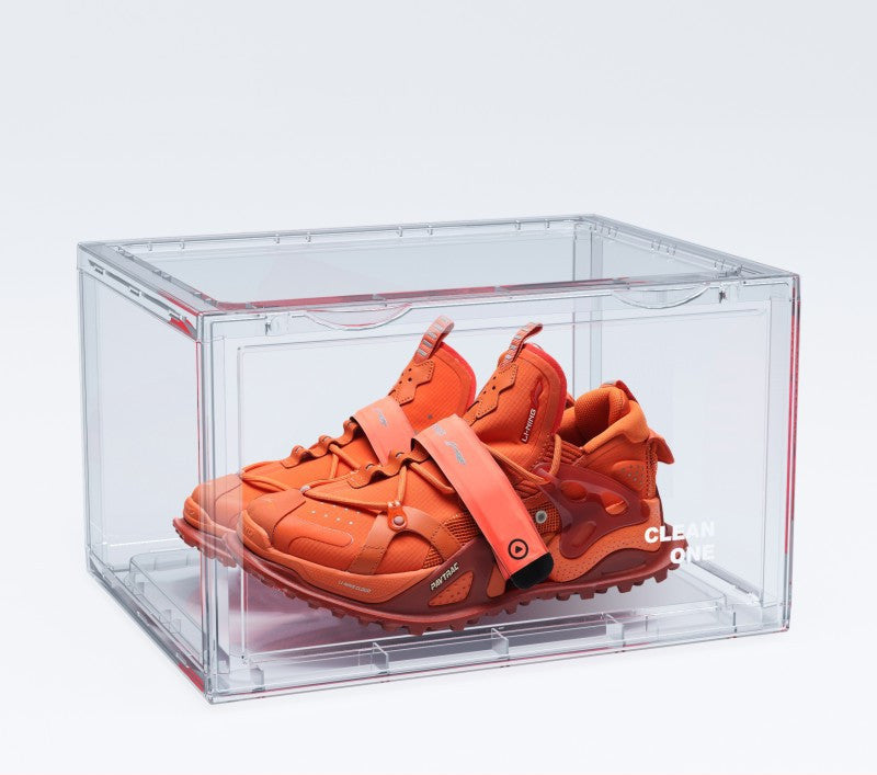 Transparent Basketball Shoe Storage Box Net Dust-proof Side Opening The Unalia Brand